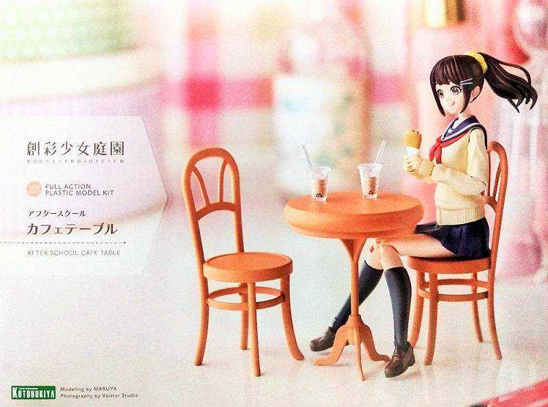 模玩测评：创彩少女庭院系列 1/10 课后咖啡厅桌椅