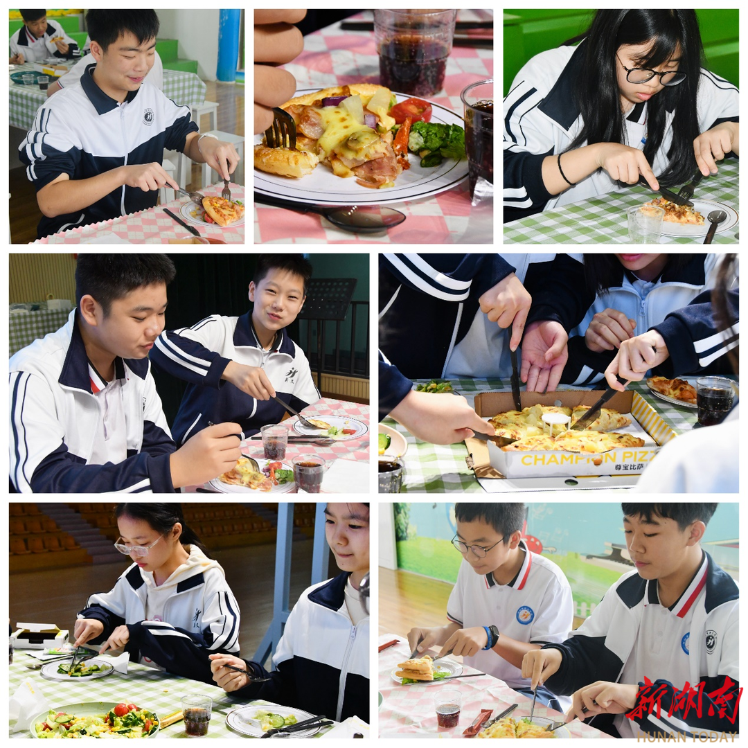 享西餐文化   浏阳这所学校学生赴“优雅之约”