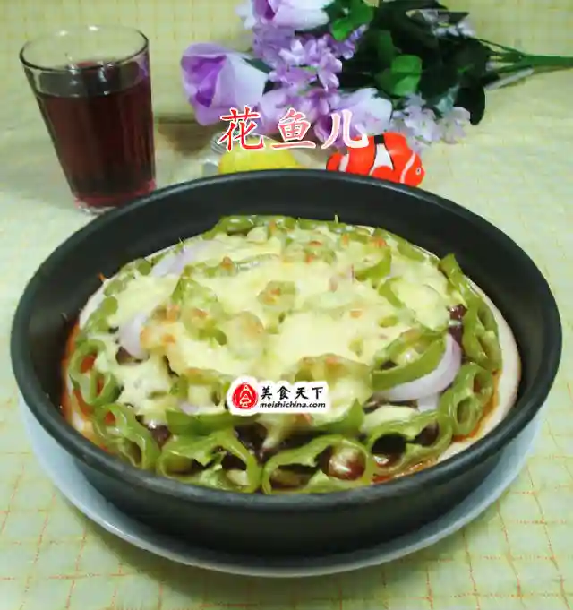 黑胡椒牛排披萨