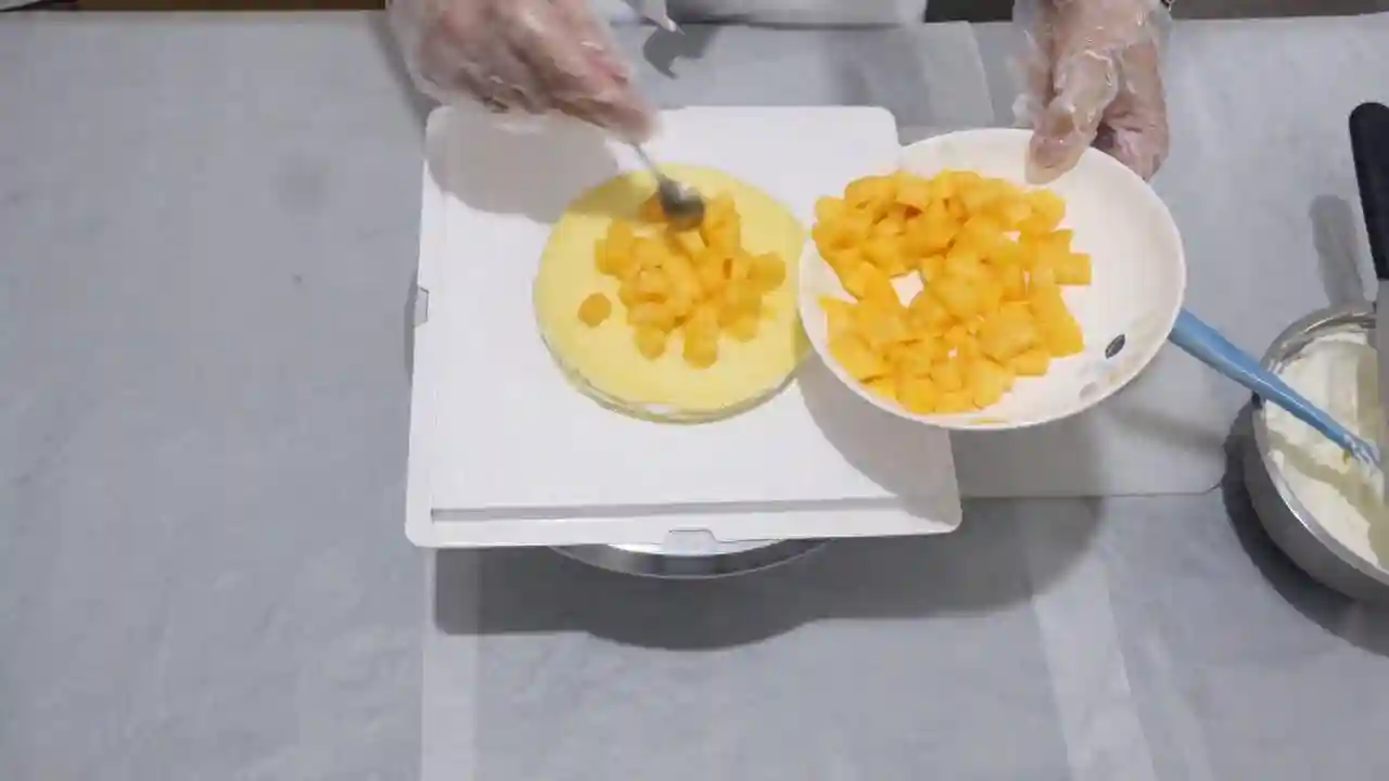 学做100款西点（4）芒果千层蛋糕#学烘焙