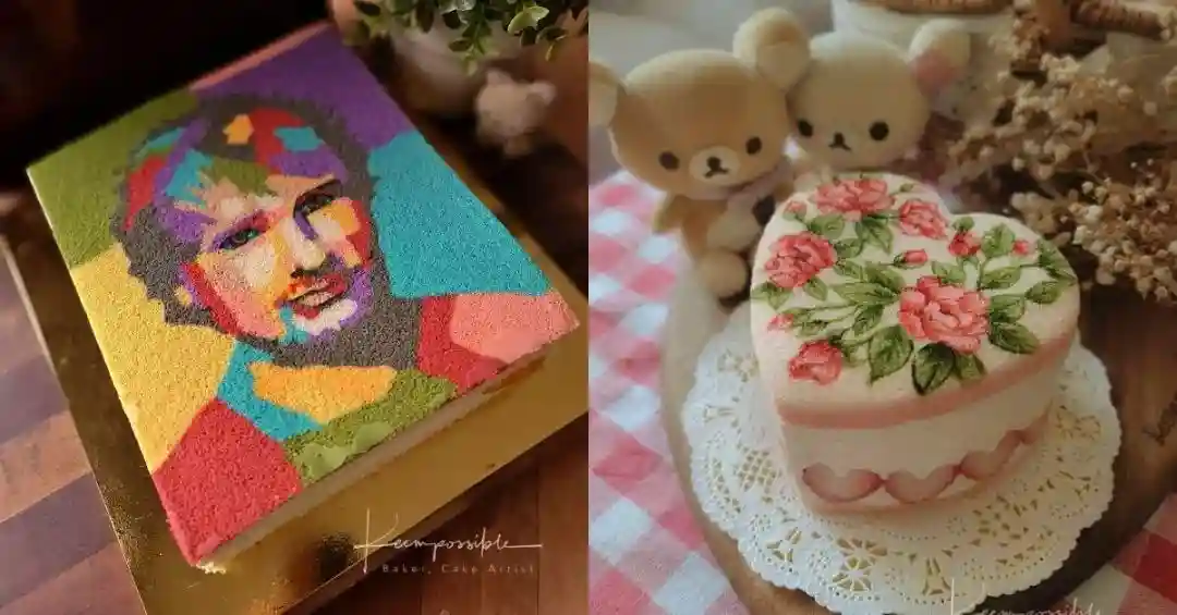 在蛋糕上画画，她做到了极致！品尝甜，欣赏美，感受艺术治愈力