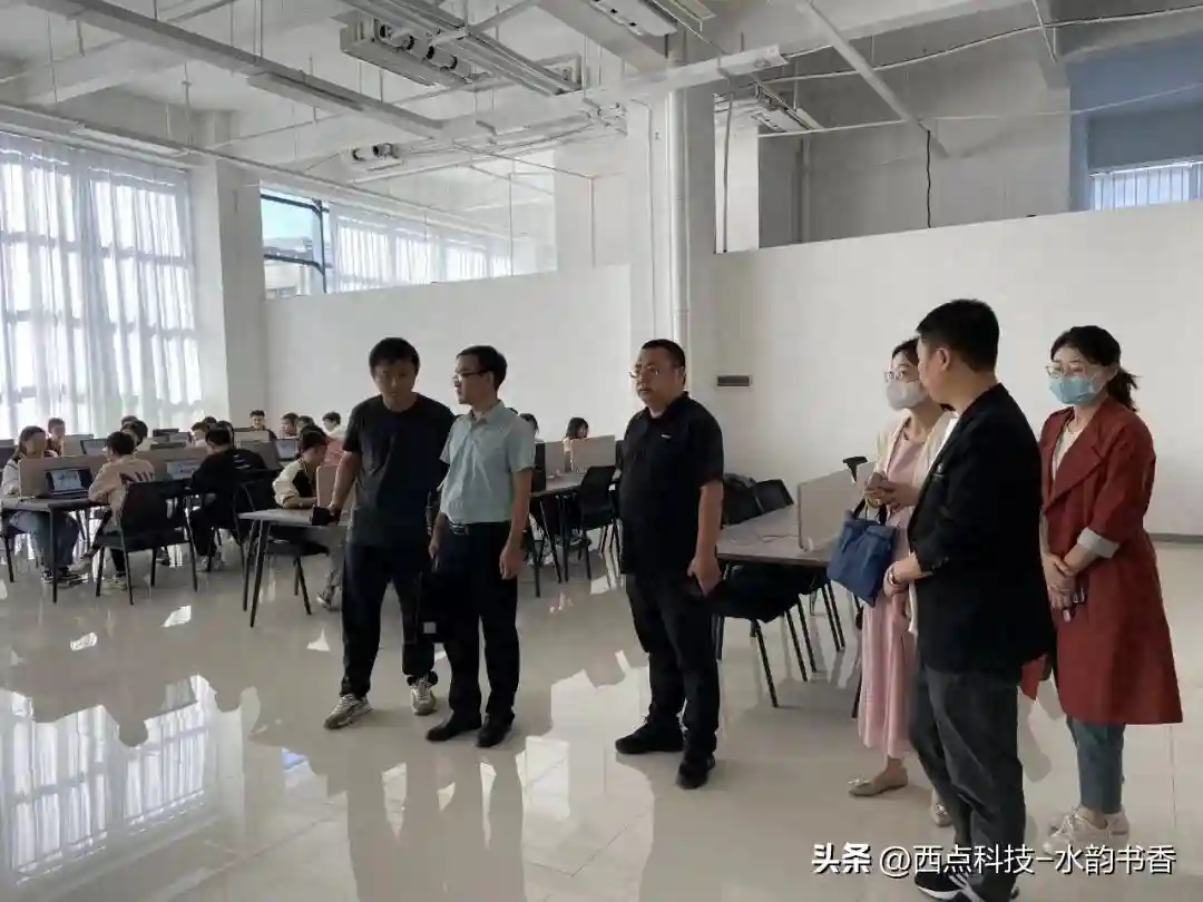 校企同心，共育英才！山西水院信息系领导到西点科技看望实训学生