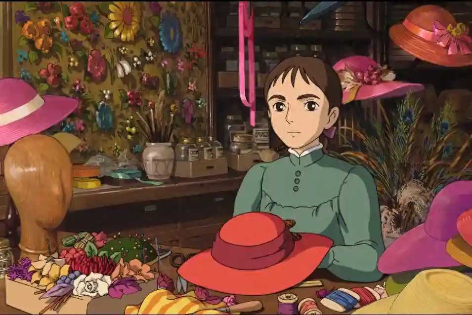 《哈尔的移动城堡》荒野女巫作为哈尔前女友，终于还是放手了