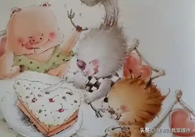 屈老师大班语言教案《第二块蛋糕》